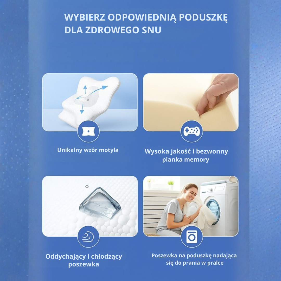 Laurencjusz | Ergonomiczna poduszka pod szyję