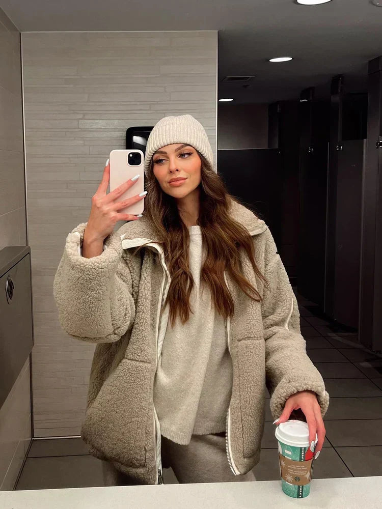 Alfreda | Premium Polarowa Kurtka Zimowa